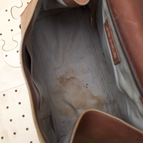 Vintage Marni 100% Leather Medium Size Brown Hobo Satchel Purse Made In Italy - Picture 13 of 17